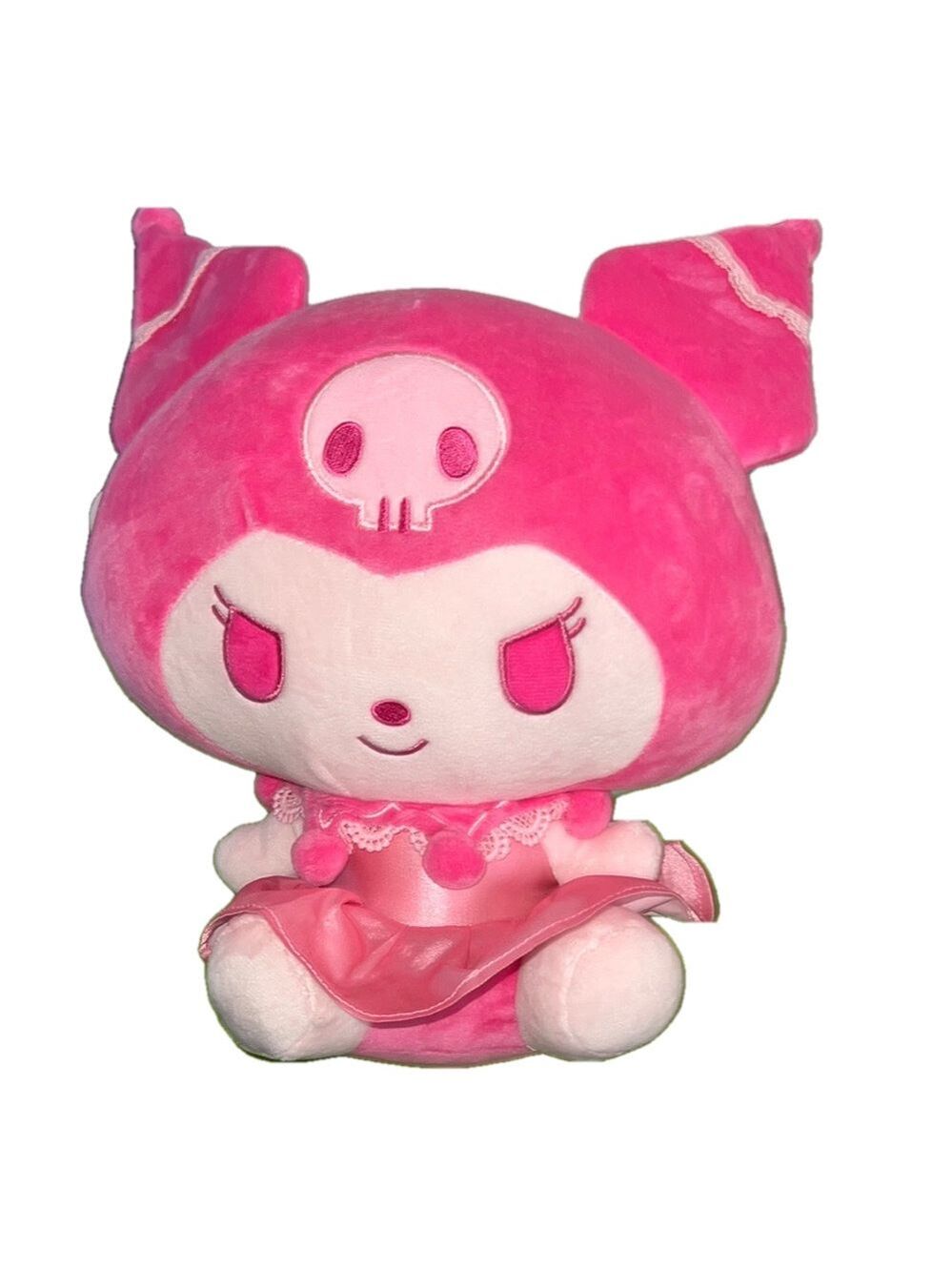 KUROMI-Hello Kitty Charming Pink and White 12-15” Stuffed Animal